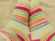 Dirty talk, showing you my feet, and thinking of your cum on them!  1/16