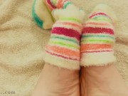 Dirty talk, showing you my feet, and thinking of your cum on them!  10/16