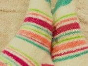 Dirty talk, showing you my feet, and thinking of your cum on them!  3/16