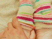 Dirty talk, showing you my feet, and thinking of your cum on them!  7/16