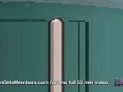 Sexy Brunette Freak Jiggles Her Ass Then Squats To Pee 14/16