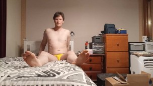 Cheeky Yellow Bikini 1