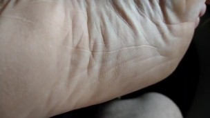close up worship Tour of my left foot