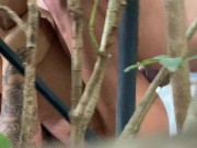 COUPLE IS FLAGRATED FUCKING IN THE BACKYARD 6/16