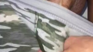 Bulging Hard Cock Play
