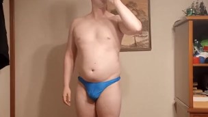 Blue Thong Booty 1 