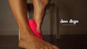 WATCH ME MASTURBATE THE PHALLUS WITH MY FEET. ASMR