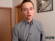 HUNT4K. Chick with big boobs fucked by hunter who is dressed like Santa 3/16