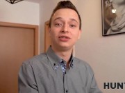 HUNT4K. Chick with big boobs fucked by hunter who is dressed like Santa 7/16