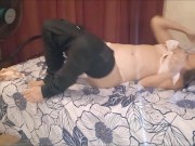 728 (02) - Fucking French Girl in Satin Lingerie and Pants, in POV 9/16