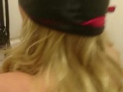 She bounces like a pro on dildo 15/16