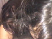 673 (01) - Hammered in my Brown Satin Dress, Heels, and my Tight Ass in my Thon 6/16