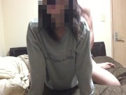 [Personal shooting] A couple's weekend .... A gun is stabbed in the back, and a hentai mature woman' 15/16