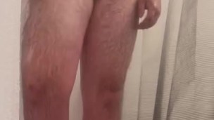 Thick bottom shower close up 