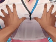 redhead gets boobs grabbed clothed 10/16