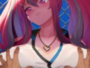 redhead gets boobs grabbed clothed 13/16