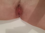 BIG SQUIRT, Wet Pussy, Female Pee Hole Close Up, Bathroom, FOOT FETISH 16/16