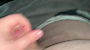 Very quick cum from a very long jerk sesh