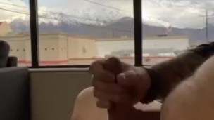 Jerking off in the office during break
