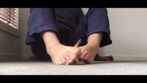 Do you have a big Banana 🍌? - Banana Footjob - Manlyfoot - you will go bananas for this video 🐵