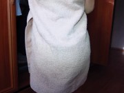 Girl Puts Cucumber Up Her Ass 