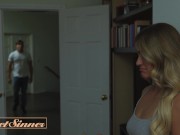 Sweet Sinner - Hot Babe Kenzie Madison Gets Her Pussy Pounded By Her Stepbrother Nathan Bronson 4/16