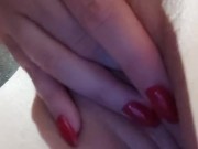 Public squirt. Hot milf at café 6/16