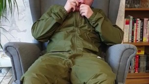 Shiny nylon Nike tracksuit