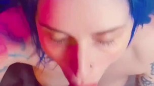 POV: Shy Goth Girlfriend Wants Your Cum On Her Face for the First Time