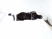 All black time lock self bondage - Screenshot 11 of 16 - HD