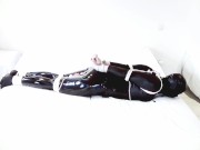 All black time lock self bondage - Screenshot 15 of 16 - Tied Up