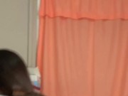 me enamora con su enorme culo con su pijama de bob Esponja 6/16