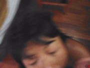 Cute Asian enjoys big facial load! 8/16