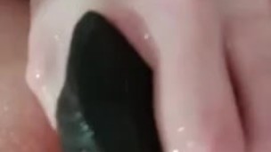 Femboy Trans Playing with Bad Dragon Rex And Getting tied the knot