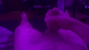 Jerking of my hard cock till I CUM