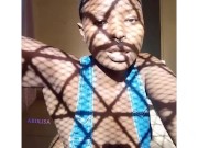 Akiilisa in Sexy black underwear,trapped 13/16