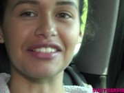 Pretty Angel Flew Cross country for her first porn scene 6/16