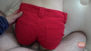 Red Shorts Assjob