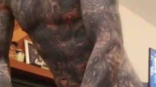Fucking my Flieshlight in a Chair