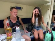 Picked up a girl at the train station and fucked on the train 3/16