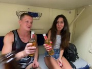 Picked up a girl at the train station and fucked on the train 4/16