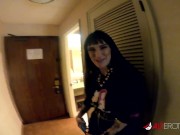 Sexy inked up brunette wants to get another tattoo 3/16