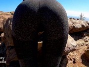FIT BABE GETS HORNY HIKING - amateur girlfriend gives public blowjob - POV 2/16
