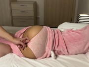 Huge creampie for my cute 18 years old step sister 3/16