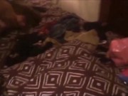 690 (06) - Salope française baisée avec sa culotte fétiche en satin, en sexe habillé & lingerie 8/16