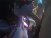 Overwatch Widowmaker blowjob - (Fpsblyck)