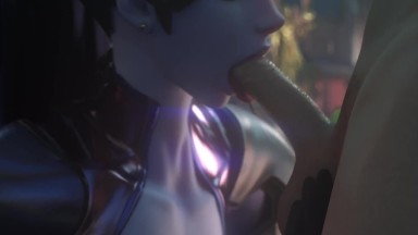 Overwatch Widowmaker blowjob - (Fpsblyck)