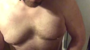 Selfie Camera Masturbation In The Bathroom To Orgasm - Swallowing My Own Handful Of Cum & Licking Up
