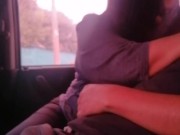 SEXO sensual en la VÍA PÚBLICA dentro del AUTO 1/16