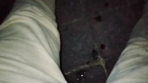 Masturbating in public